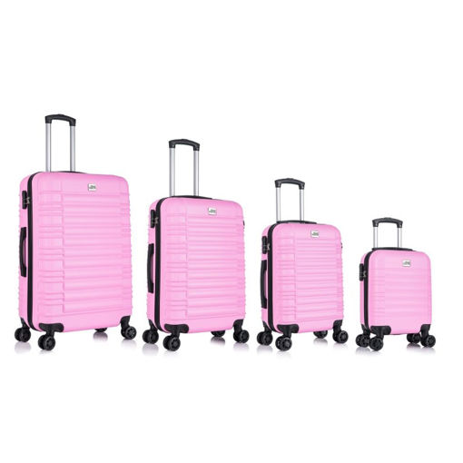 Picture of LUGGAGE PINK 4 PIECE SET